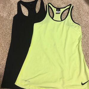 SOLD Nike tank and 90 degree black tank bundle